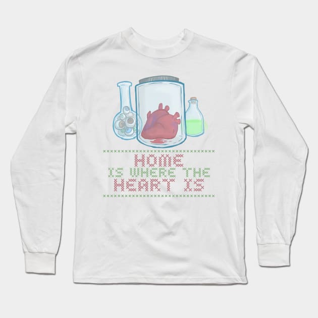 Home is Where the Heart Is Long Sleeve T-Shirt by Myracuulous